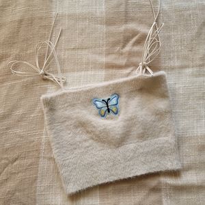 Shien Butterfly Sweater Tank Top